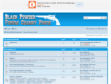 Tablet Screenshot of forum.blackpowder.pl