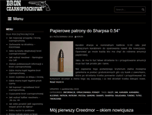 Tablet Screenshot of blackpowder.pl